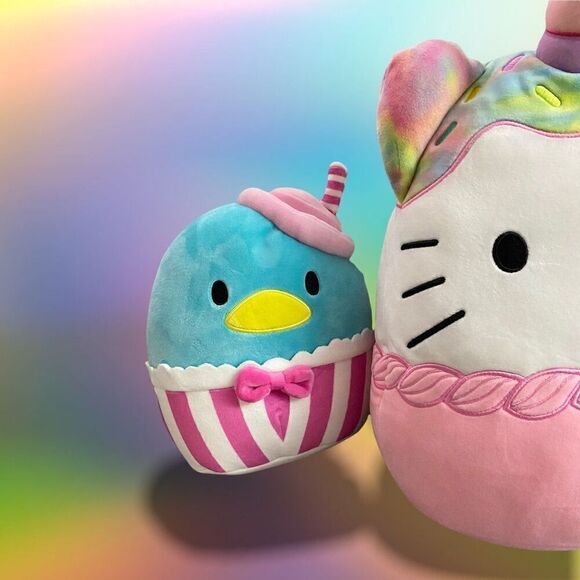 Squishmallows x Sanrio Hello Kitty And Friends Plush Doll Toy Set of 3 New - Picture 3 of 6